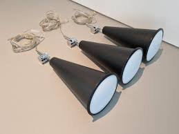 3x Cone lamp narrow by Tom Dixon