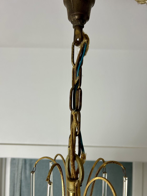 Image 1 of Vintage Palwa teardrop chandelier