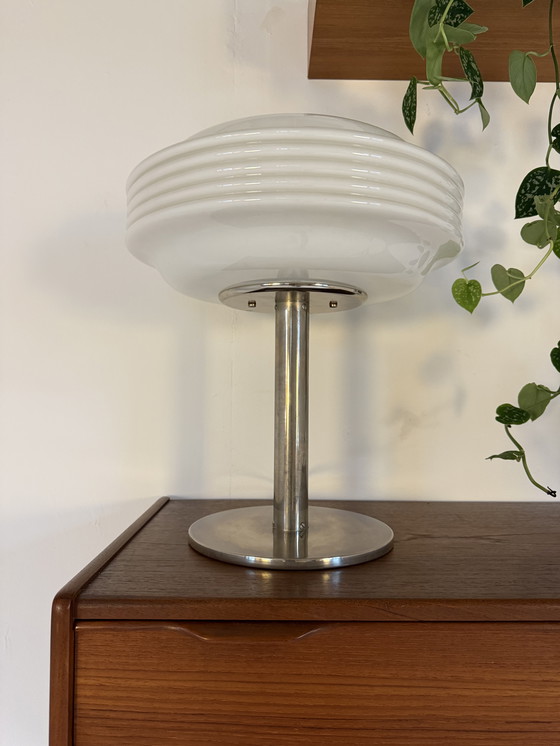 Image 1 of Lampada da tavolo vintage dell'era spaziale, Temde Leuchten '70