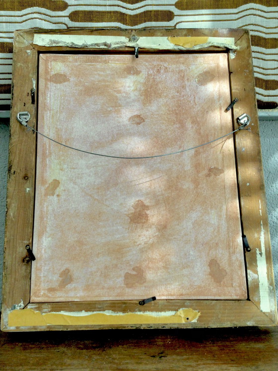 Image 1 of Oil painting in an antique frame