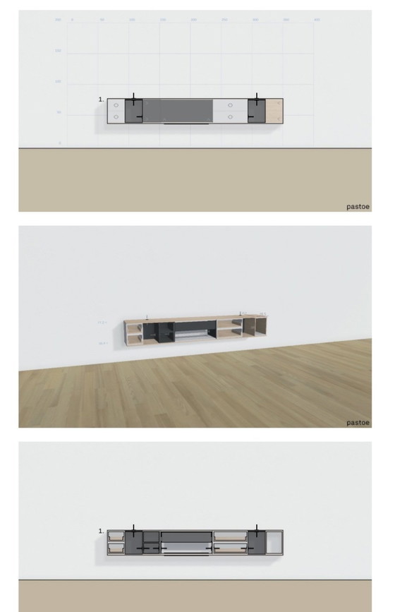 Image 1 of Mobiletto Pastoe Landscape/mobile audio/mobile TV/armadio