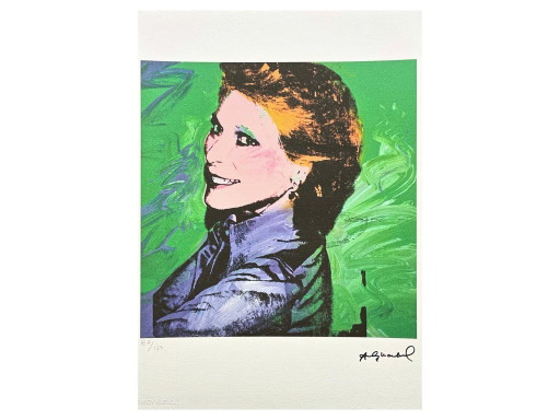 Nach Andy Warhol, Nan Kempner, 1980er Jahre, Lithografie – lithos zeefdrukken, Paper