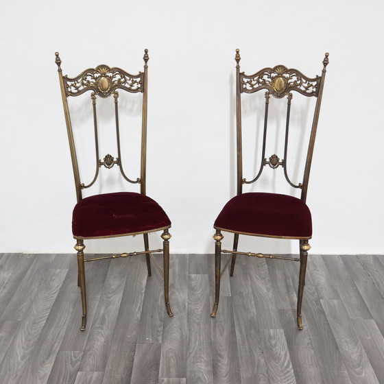 Image 1 of Pair of Pier Luigi Colli Style Mid-Century Design Chairs from the 1950s