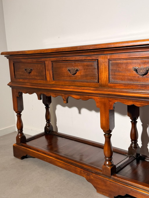Console ancienne en acajou – bijzettafels (photo 2 of 5)