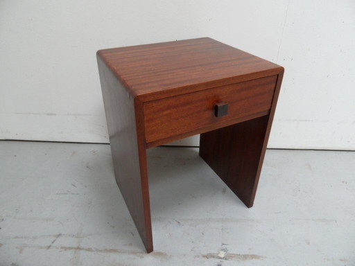 Vintage Bijzettafel Met Lade