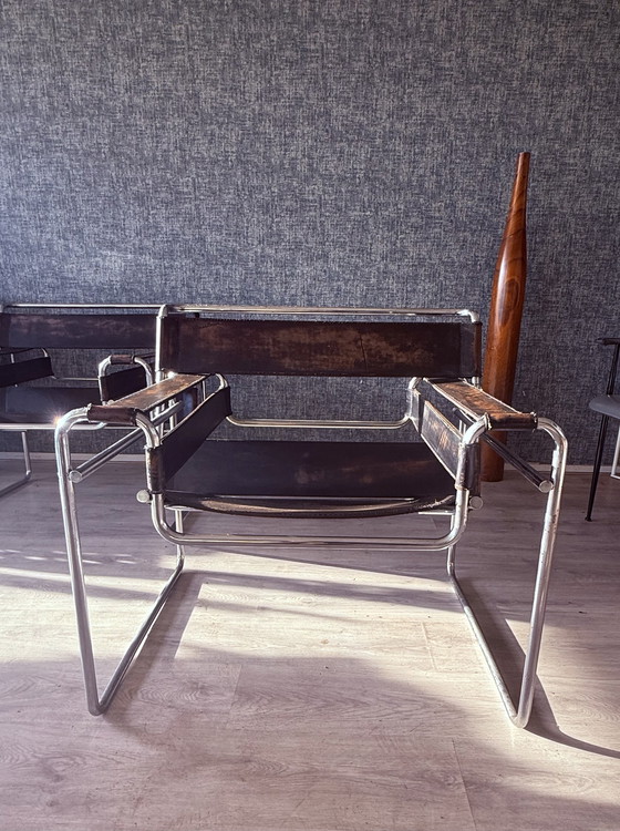 Image 1 of Vintage Gavina/Knoll Wassily B3 fauteuil, circa jaren 60