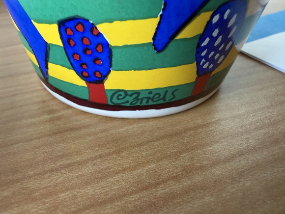 Bellissimo vaso di Clemens Briels del 1999. – Vasi, Ceramica (photo 2 of 6)