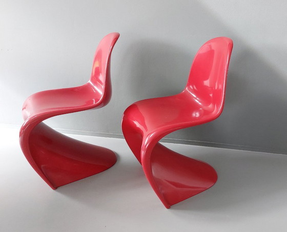 Image 1 of Set Verner Panton S Chairs 1st edition Herman Miller 1968