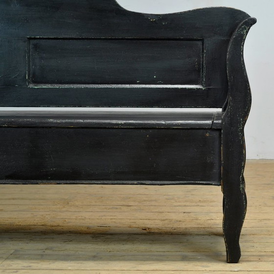 Image 1 of Antique pine drop-top bench, 1900s