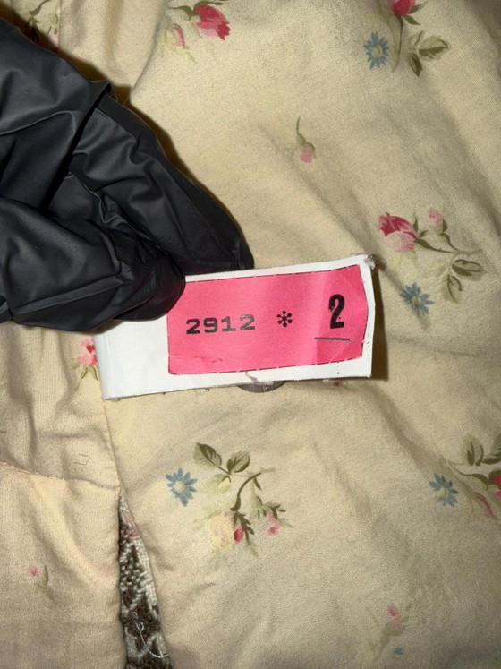 Burberry karierter Wollmantel mit zweireihiger Knopfleiste und floralem Futter – Größe 14Y / S – Geschenke (photo 5 of 9)
