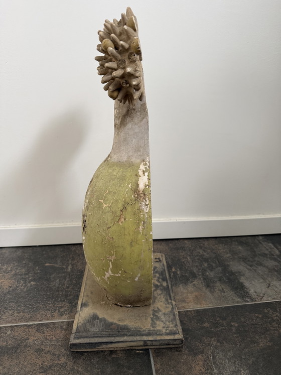 Image 1 of Zeldzaam botanisch model van gips uit de jaren 1920, brutalistische Bauhaus-stijl.