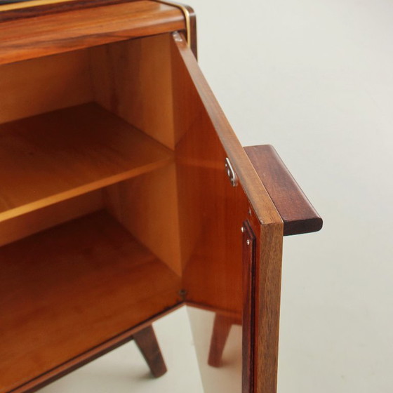 Image 1 of Mid-Century Highboard van Hubert Nepožitek & Bohumil Landsman, Vintage jaren 1960, volledig gerestaureerd