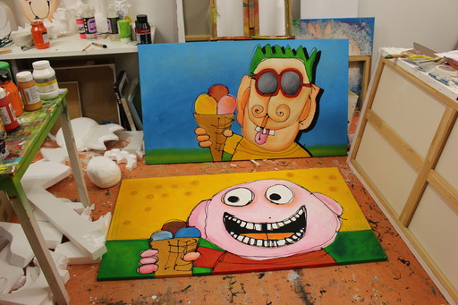 Peinture "Le glacier" #2