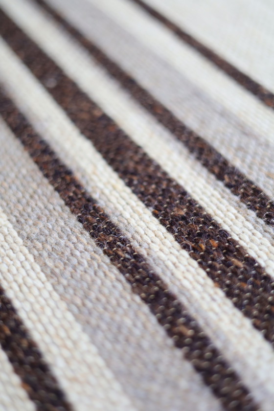 Image 1 of Canapé 3 places à rayures danoises des années 1950/60