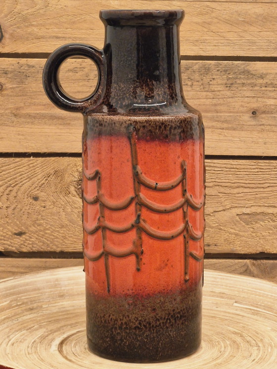 Image 1 of Vase vintage - Allemagne de l'Ouest - Scheurich - 28 cm