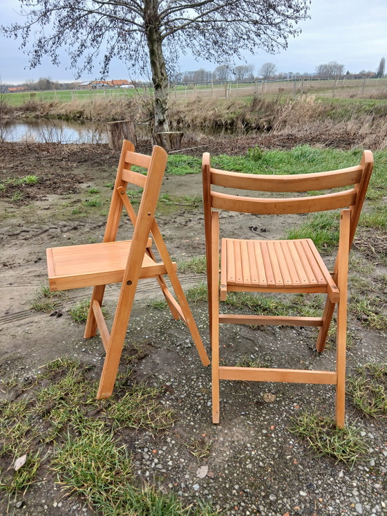 Image 1 of Satz Klappstühle