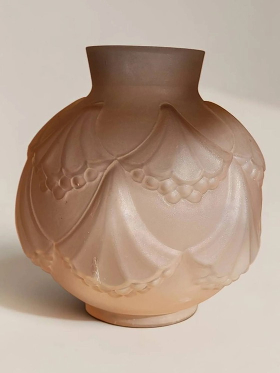 Art Deco Glasvase 1930 – Vasen, Crystal (photo 7 of 9)