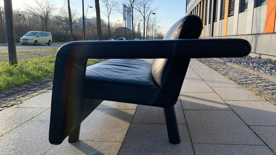 Image 1 of ABSOLUTE RARITY - SOFÁ DE DISEÑO DE SEDE DS 107 Cuero negro