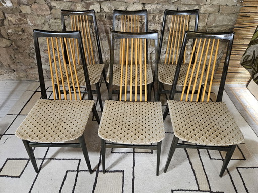 6 Benze bar chairs Germany 1960