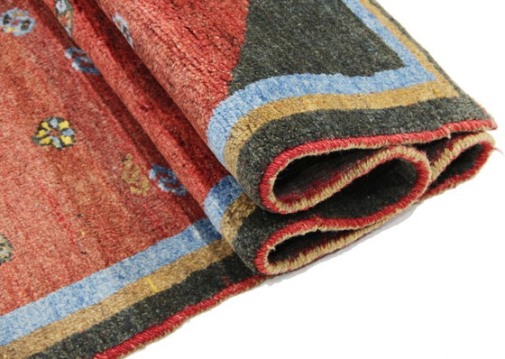 Image 1 of Original Persian carpet Gabbeh Ghashghai Oriental carpet 290 cm x 81 cm Old Natural