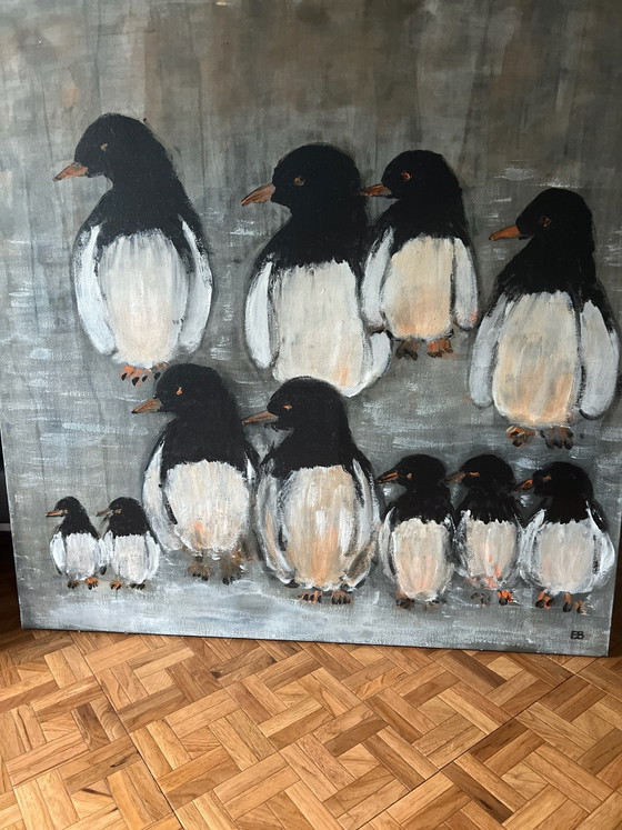 Pingüinos – Arte, Lienzo (photo 2 of 5)