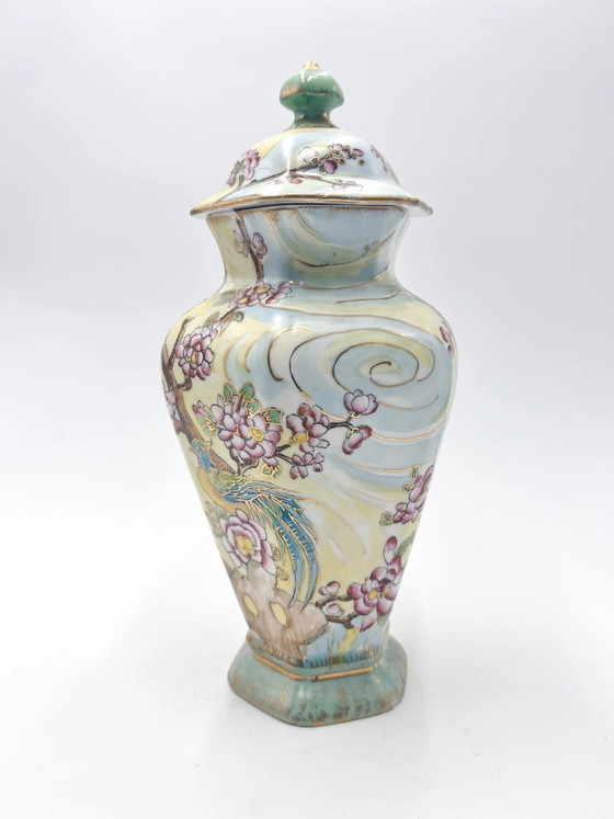 Hand-painted Art Nouveau Ceramic Vase by Vera Vitali, 1927 (photo 9 of 11)