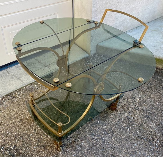 Image 1 of Chariot de bar Maison BAGUÈS desserte table roulante