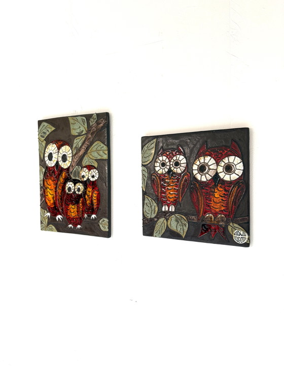 2x Ceramic Wall Tile, Ruscha Keramik ‘60 – Wall decoration (photo 3 of 10)