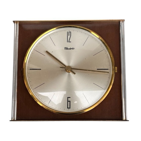Image 1 of Blessing elektrische wandklok, Duitsland, jaren 60-70 – Mid-Century Modern-stijl