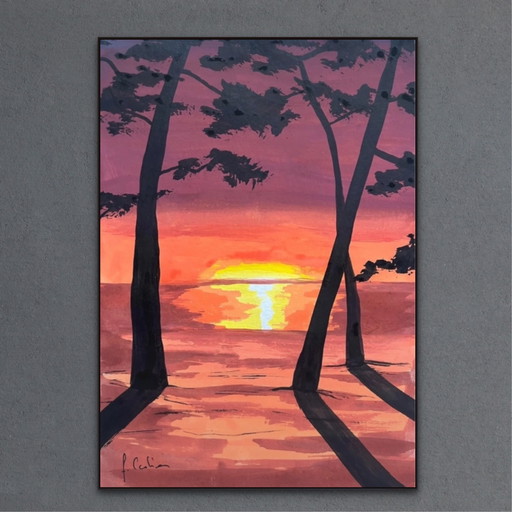 Gouache on paper, 21x15cm