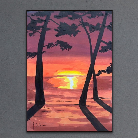 Image 1 of Gouache on paper, 21x15cm