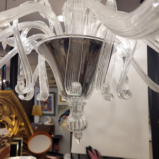 Image 1 of Lámpara De Techo /Chandelier Barovier & Toso, Cristal Soplado, 60’S – Italia