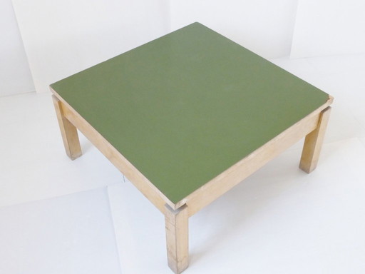 Square Khaki Formica Coffee Table 1950s Vintage Rockabilly Vintage 50's Coffee Table #2
