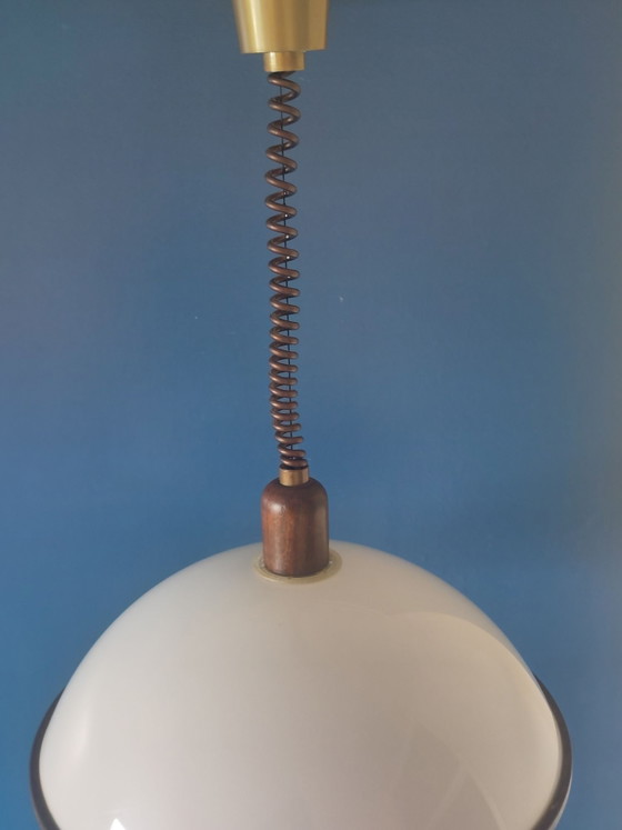 Lampada a sospensione Space Age Steinhauer – Lampade a sospensione, Plastica, Legno, Vintage (photo 14 of 15)