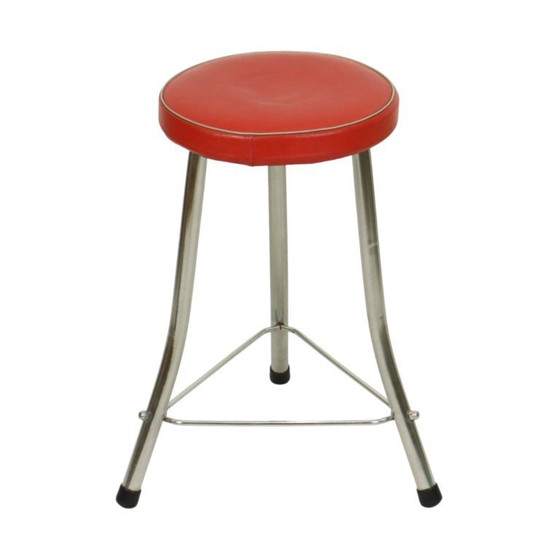 Image 1 of Sgabello Brabantia anni '50 cromato