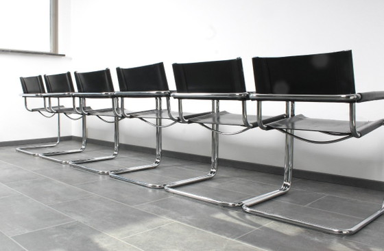 Image 1 of Ensemble de 6 chaises Matteo Grassi MG5 à structure tubulaire