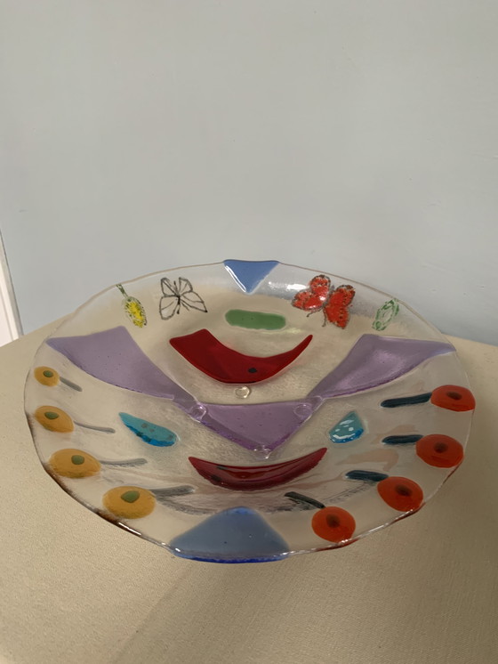 Image 1 of Glass design bowl glass art Greet Soppe Netherlands