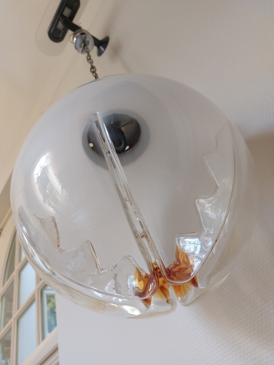 Image 1 of Mid-Century Murano Ceiling Light