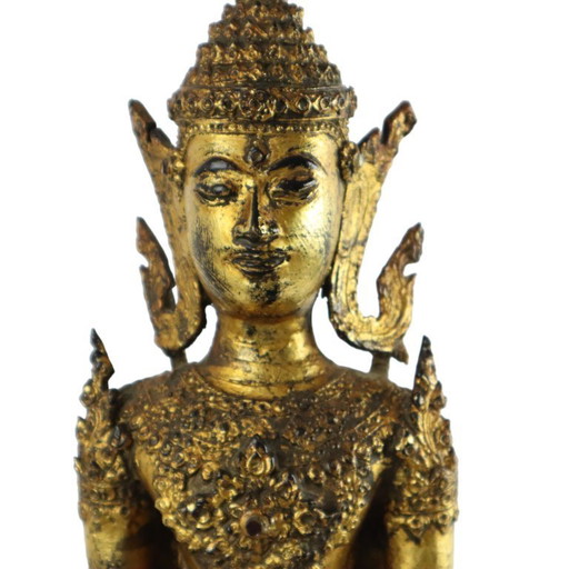 Grand Bouddha debout en bronze