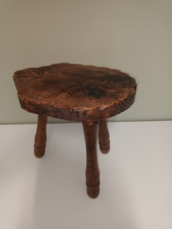 Image 1 of Spanish wooden stool