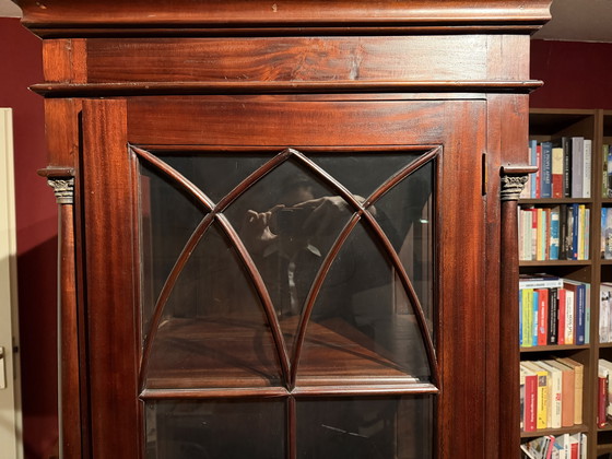 Image 1 of Mooie antieke mahonie houten kast