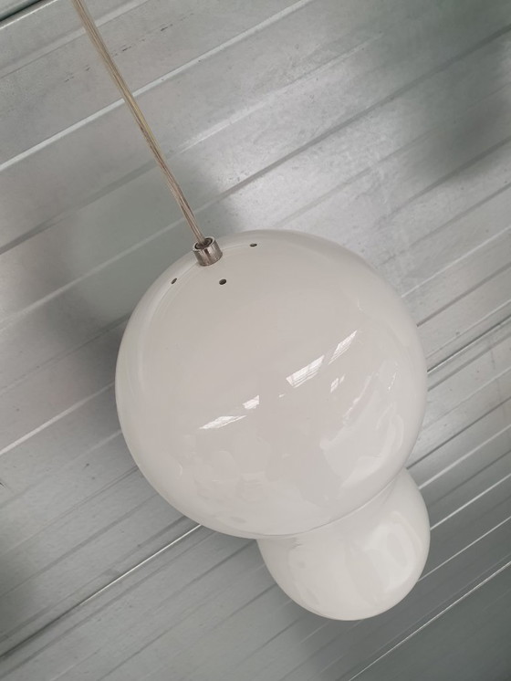 Image 1 of Lampada a sospensione di design Dark Choepy Faretto bianco lucido