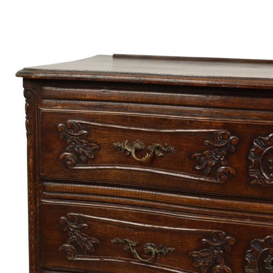 Image 1 of Cassettiera antica in rovere massello