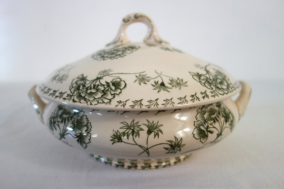 Image 1 of Small ironstone tureen "Palmyre" Sarreguemines