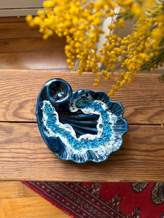 Image 1 of Fat lava blue trinket tray