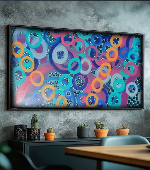 Abstract A1405 - Groot Origineel Schilderij