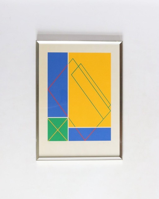 Sérigraphie colorée Gudrun Pagter édition limitée
