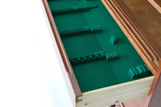 Image 1 of Highboard en teck de Kurt Ostervig pour Randers Møbelfabrik, Danemark, années 1960