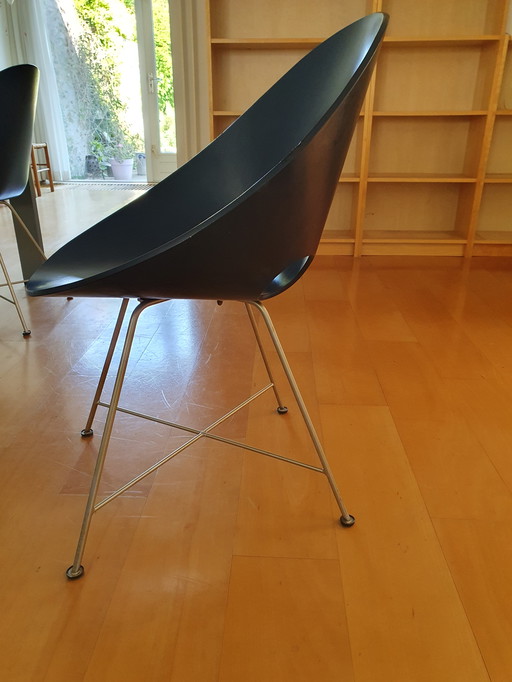 4 Thonet Stoelen Model S664, Ontwerp Eddie Harlis