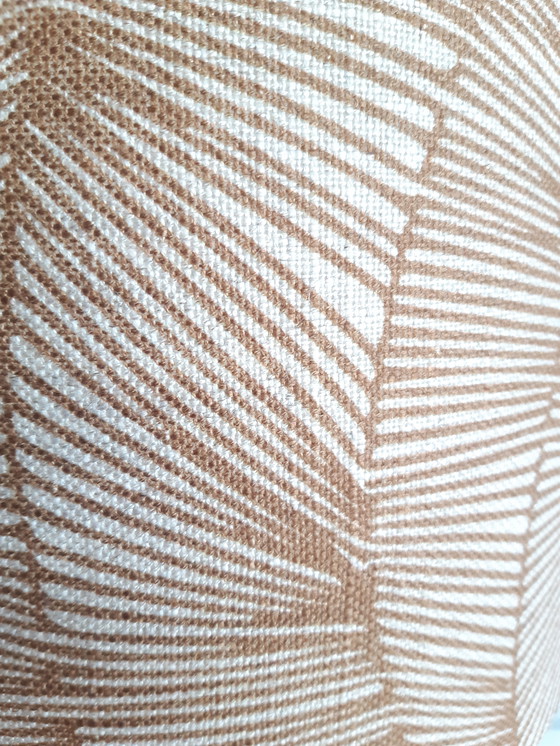 Image 1 of Unieke vintage West Germany lamp met handgemaakte lampenkap met botanische print